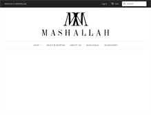 Tablet Screenshot of mashallah.us